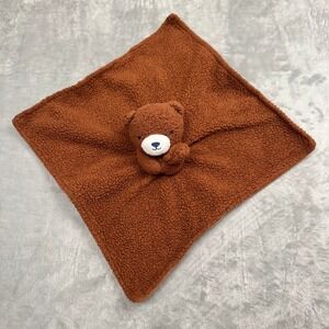 Just One You Carter's Brown Bear Sherpa Corduroy Baby Security Blanket Lovey '23